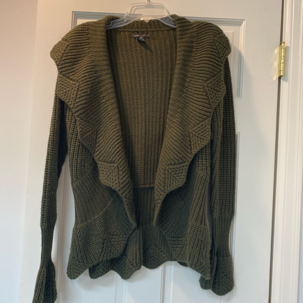 BCBGMaxAzria Dark Green Women's Cardigan